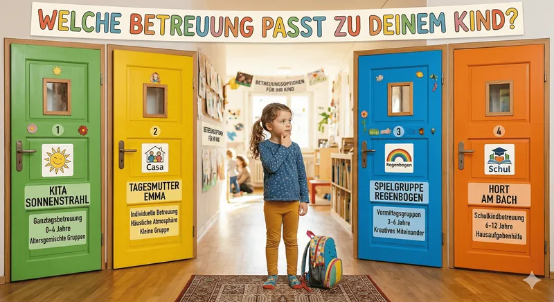 Kita, Spielgruppe oder Tagesmutter — was passt?